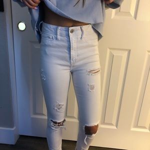 White Holister Pants